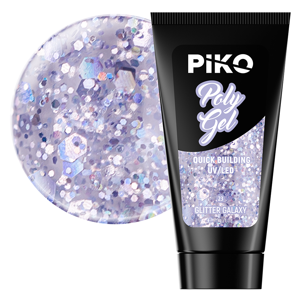 Polygel color, Piko, 30 g, 23 Glitter Galaxy Color imagine pret reduceri