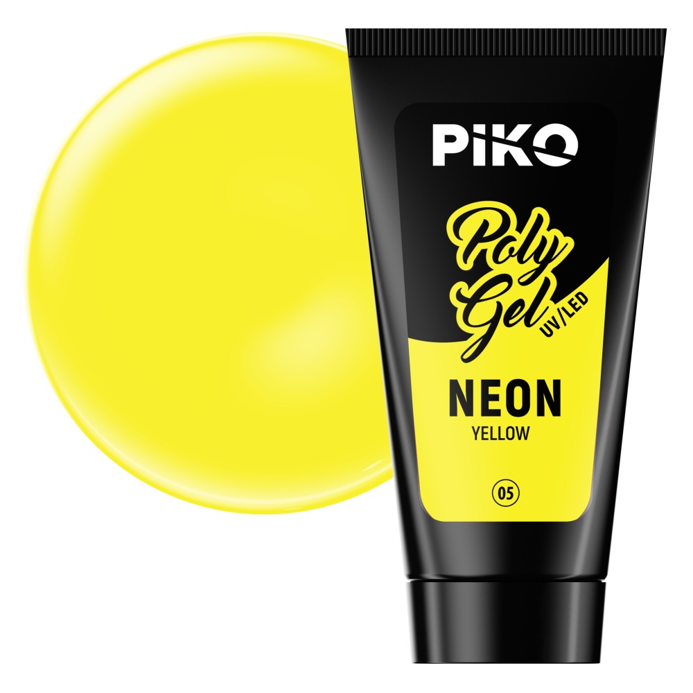 Polygel color Piko Neon, 30 ml, 05 Yellow lila-rossa.ro imagine noua 2022
