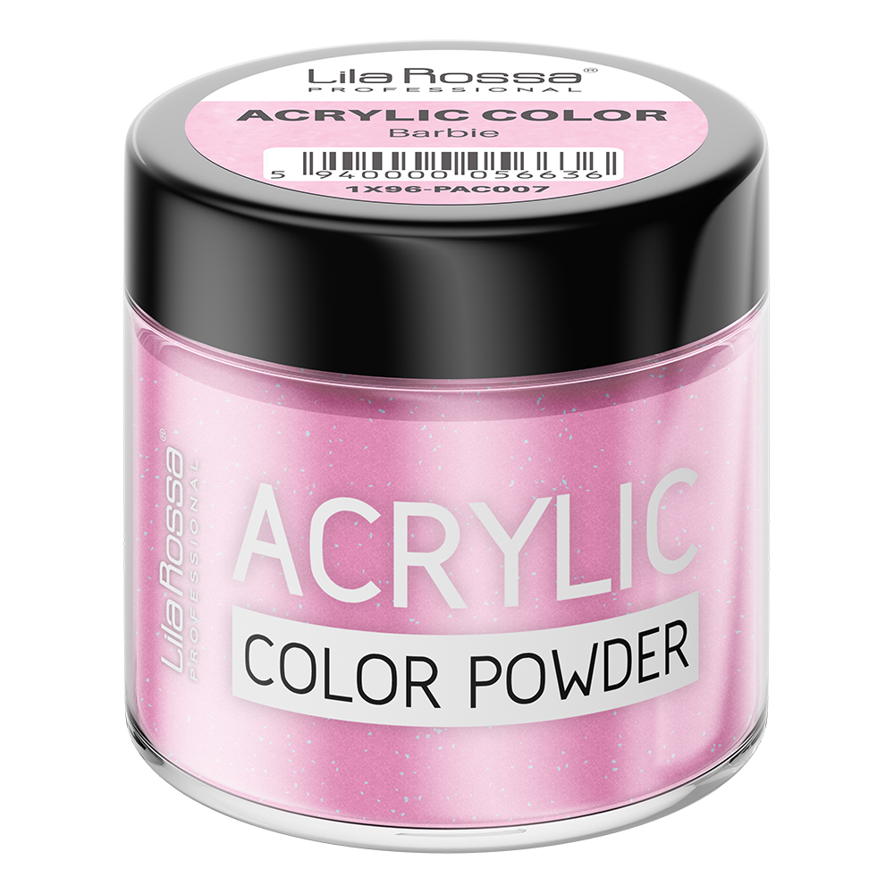 Pudra acrilica color, Lila Rossa, Barbie, 7 g, [2],https:lilarossa.ro