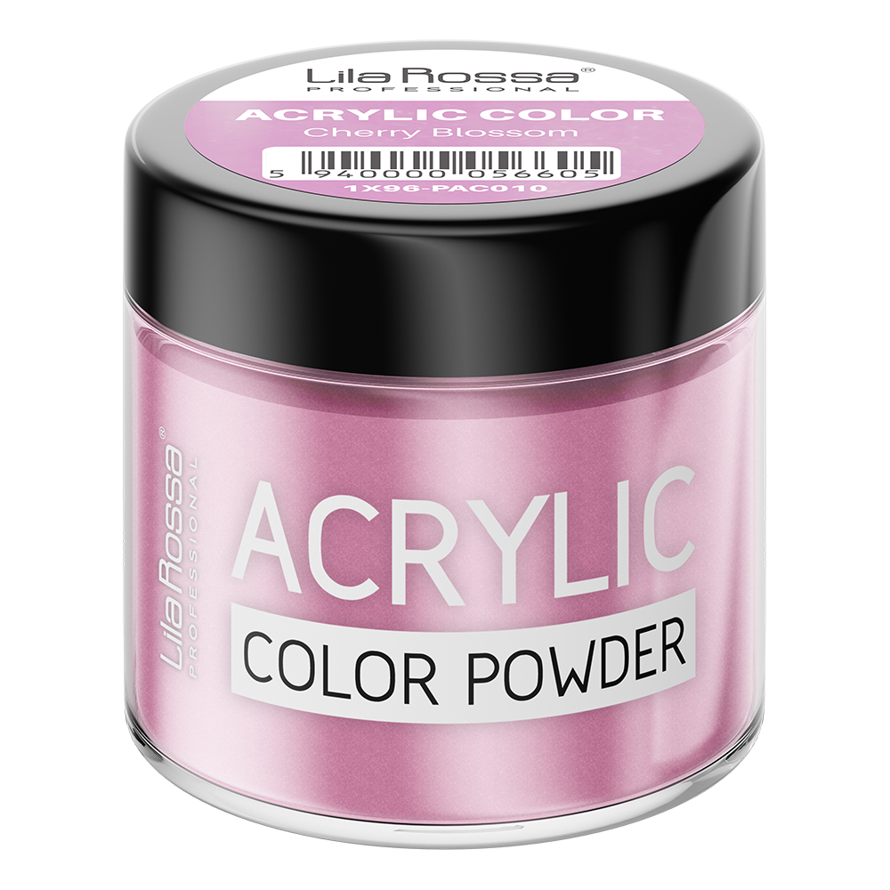 Pudra acrilica color, Lila Rossa, Cherry Blossom, 7 g, [2],https:lilarossa.ro