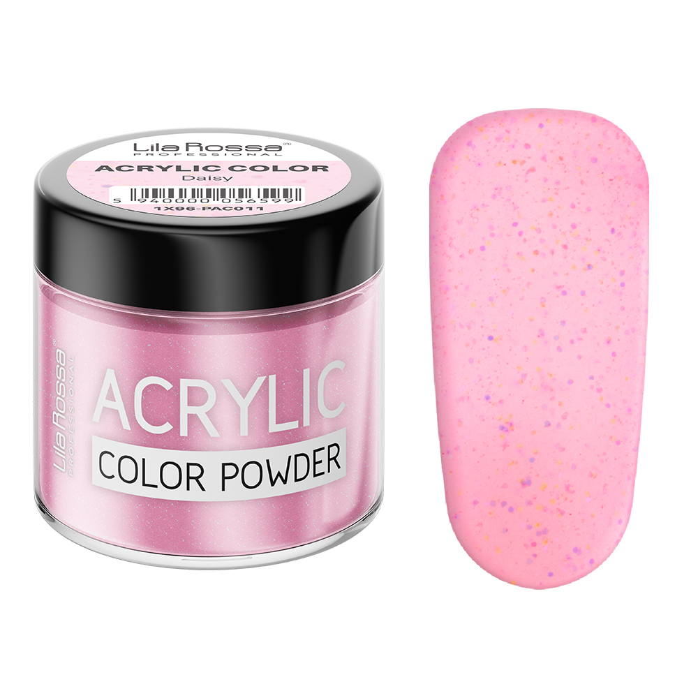 Pudra acrilica color, Lila Rossa, Daisy Glitter, 7 g acrilica imagine noua 2022