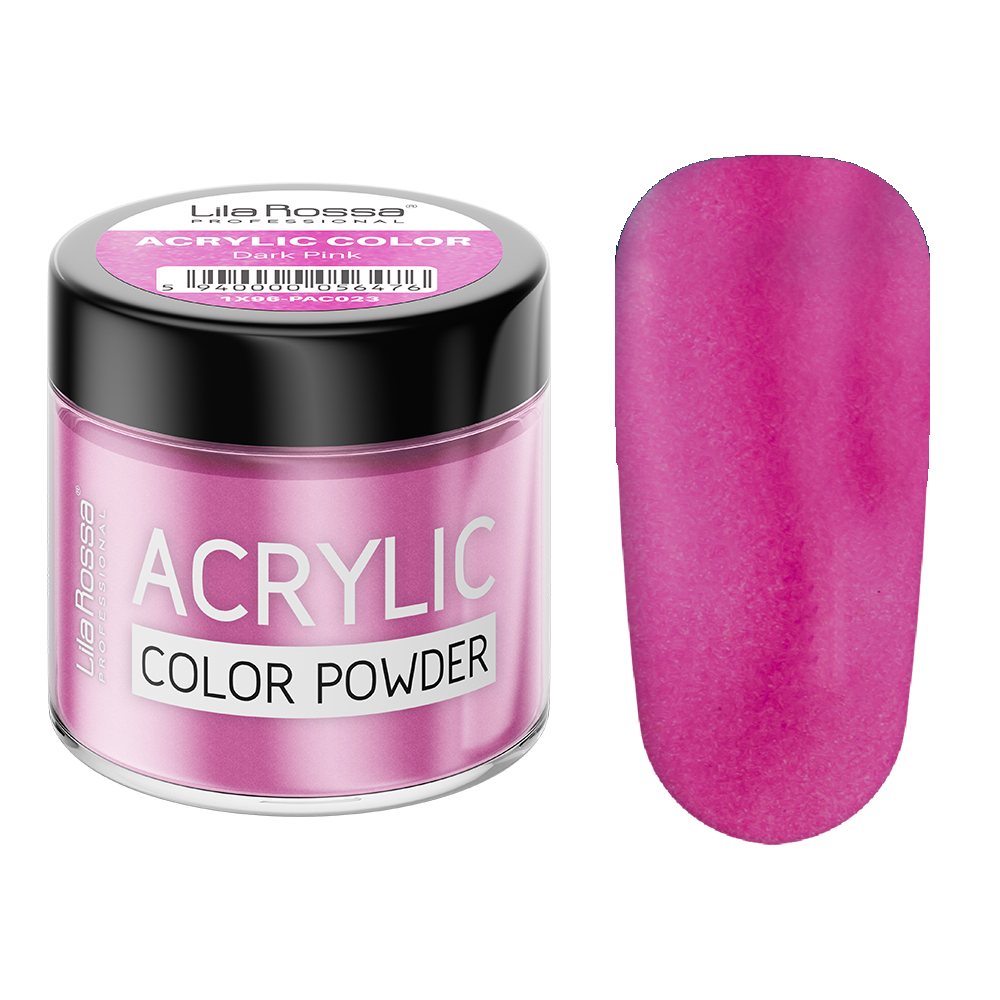 Pudra acrilica color, Lila Rossa, Dark Pink, 7 g 