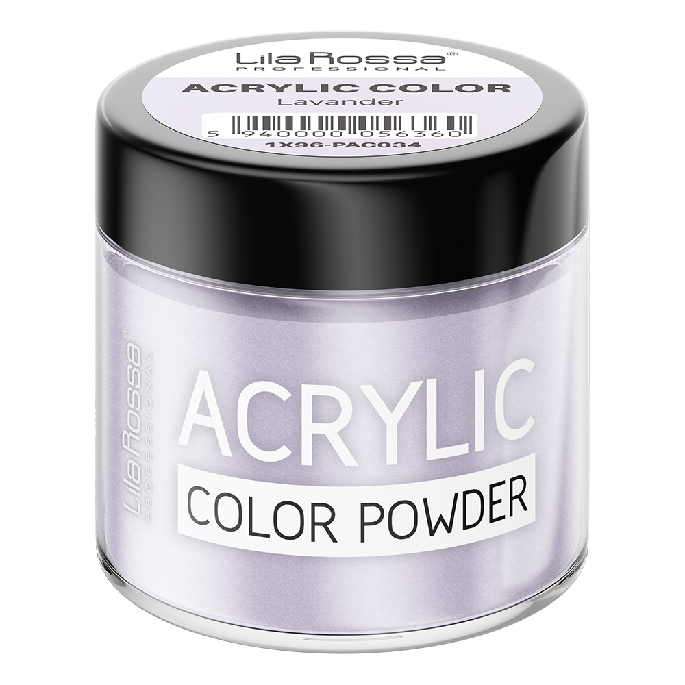 Pudra acrilica color, Lila Rossa, Lavander, 7 g, [2],https:lilarossa.ro