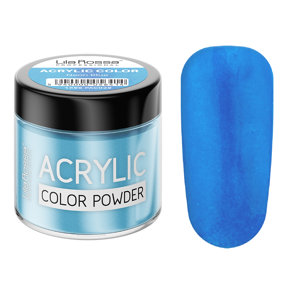 Pudra acrilica color, Lila Rossa, Neon Blue, 7 g acrilica imagine noua 2022