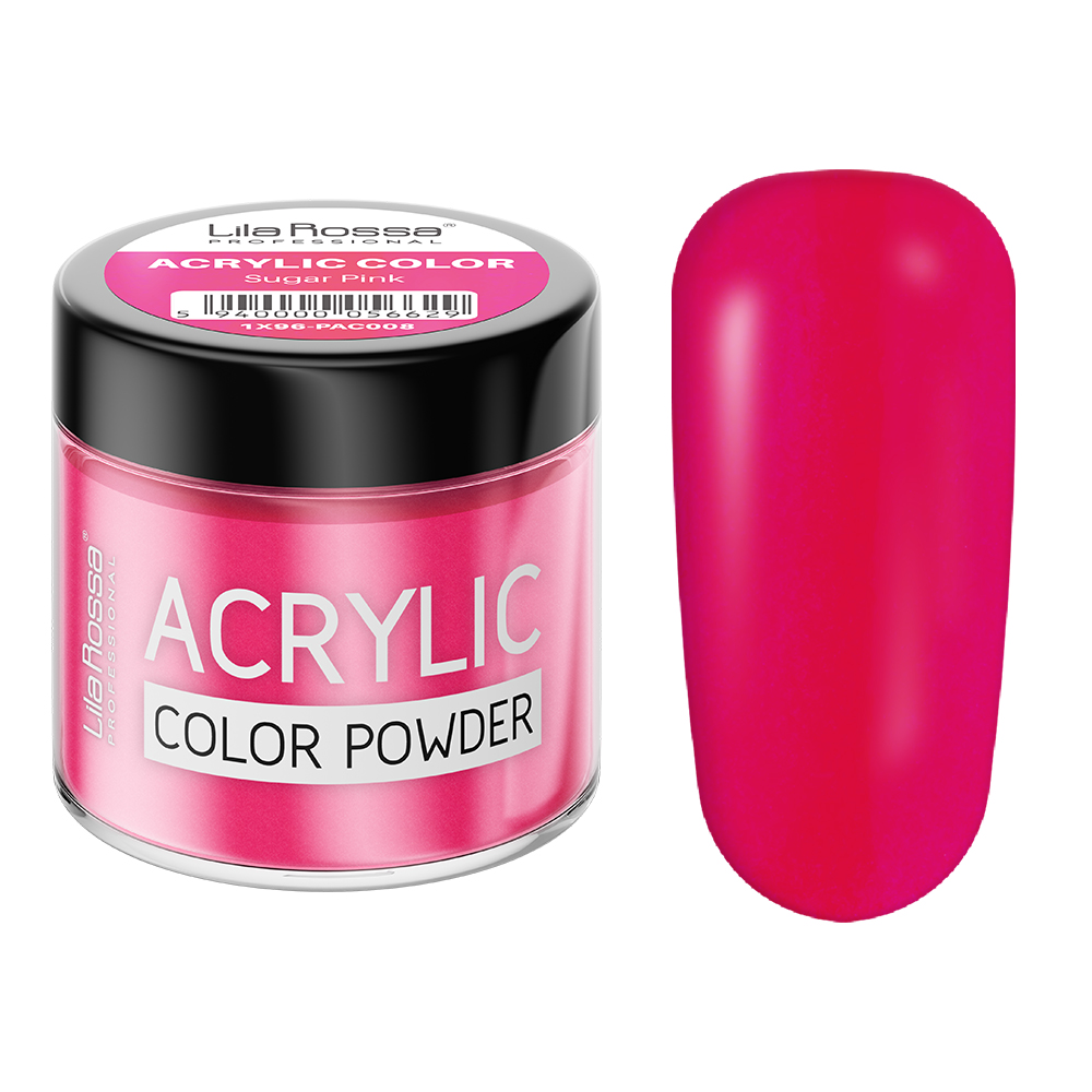 Pudra acrilica color, Lila Rossa, Sugar Pink, 7 g acrilica imagine noua 2022