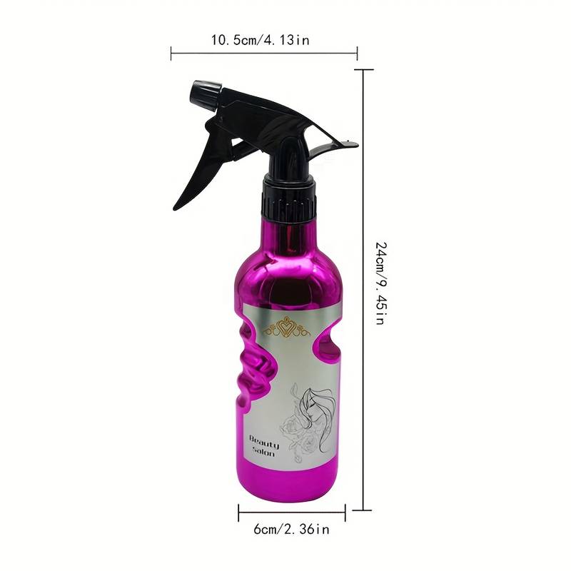 Pulverizator apa ERGONOMIC coafor frizerie, 500 ml, Roz, 1214-17-1, [2],https:lilarossa.ro