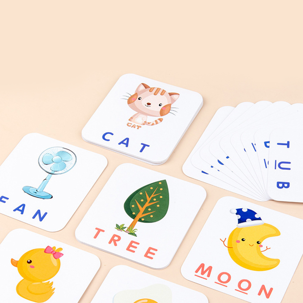 Puzzle Karemi din lemn, joc de ortografie, spelling game, invatare limba engleza, 79 de piese, K01B-10140, [3],https:lilarossa.ro