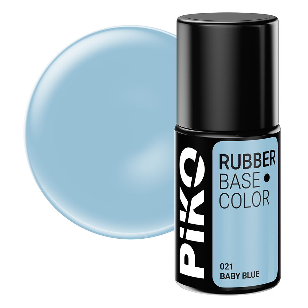 Baza Piko Rubber, Base Color, 7 ml, 021 Baby Blue 021 imagine noua 2022