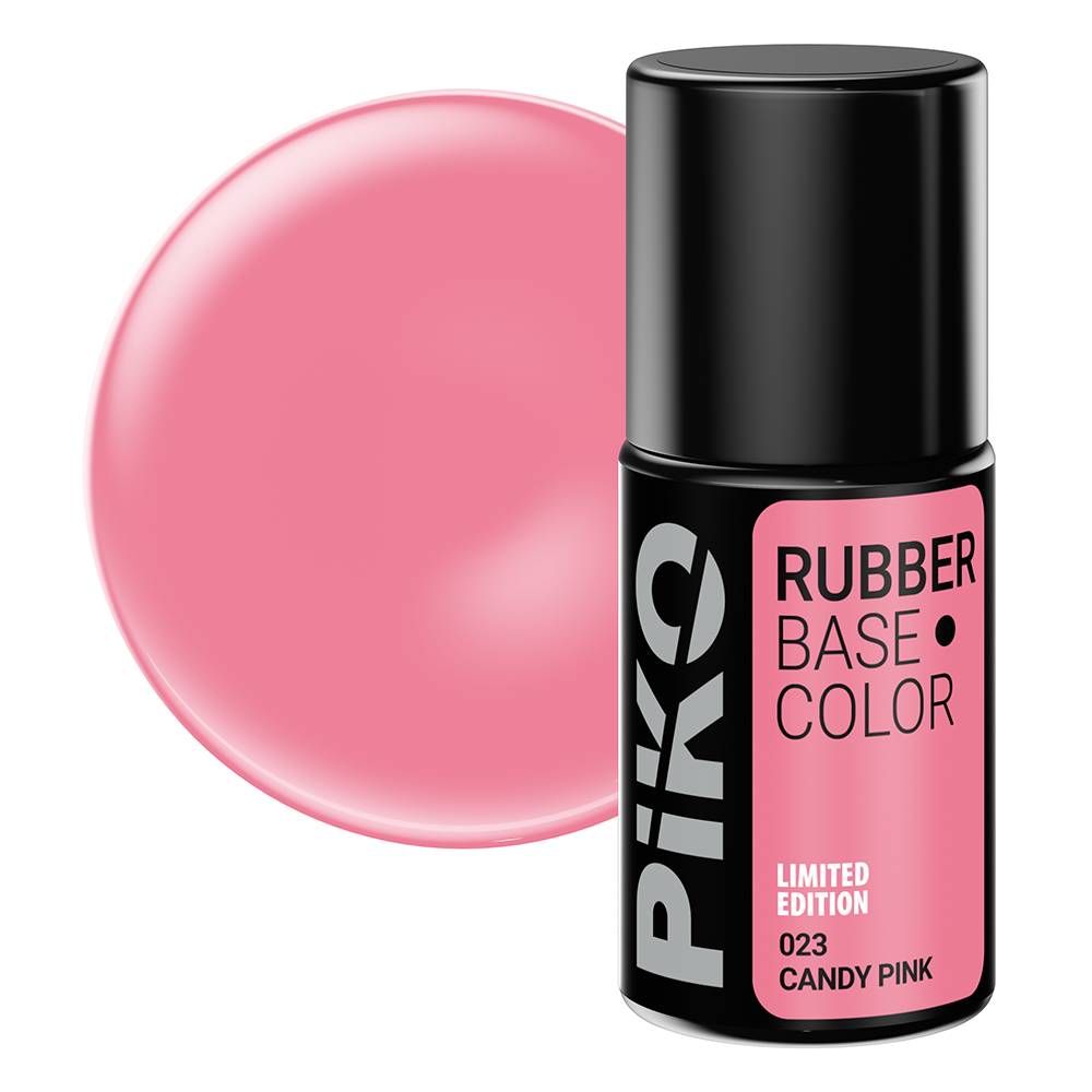Baza Piko Rubber, Base Color, 7 ml, 023 Candy Pink, Editie Limitata lila-rossa.ro imagine noua 2022