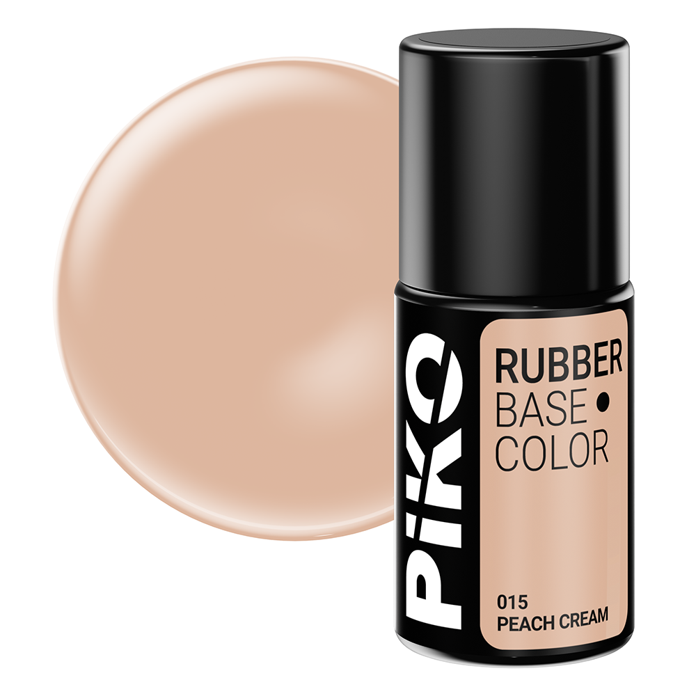 Baza Piko Rubber, Base Color, 7 ml, 015 Peach Cream lila-rossa.ro imagine noua 2022