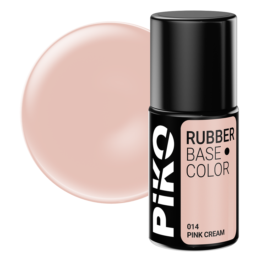 Baza Piko Rubber, Base Color, 7 ml, 014 Pink Cream lila-rossa.ro imagine noua 2022
