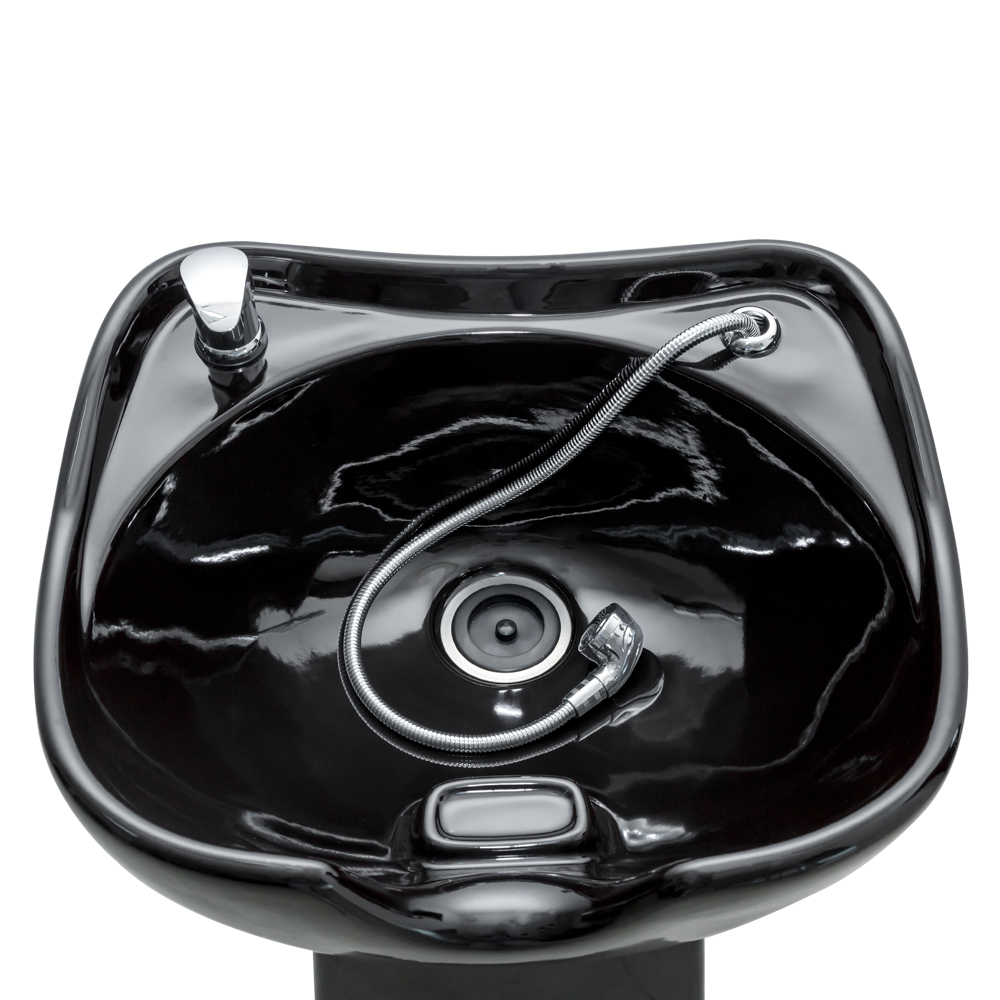 Scafa coafor Lila Rossa, unitate de spalare profesionala pentru salon coafor si frizerie, ceramica, negru, bx-6438, [4],https:lilarossa.ro