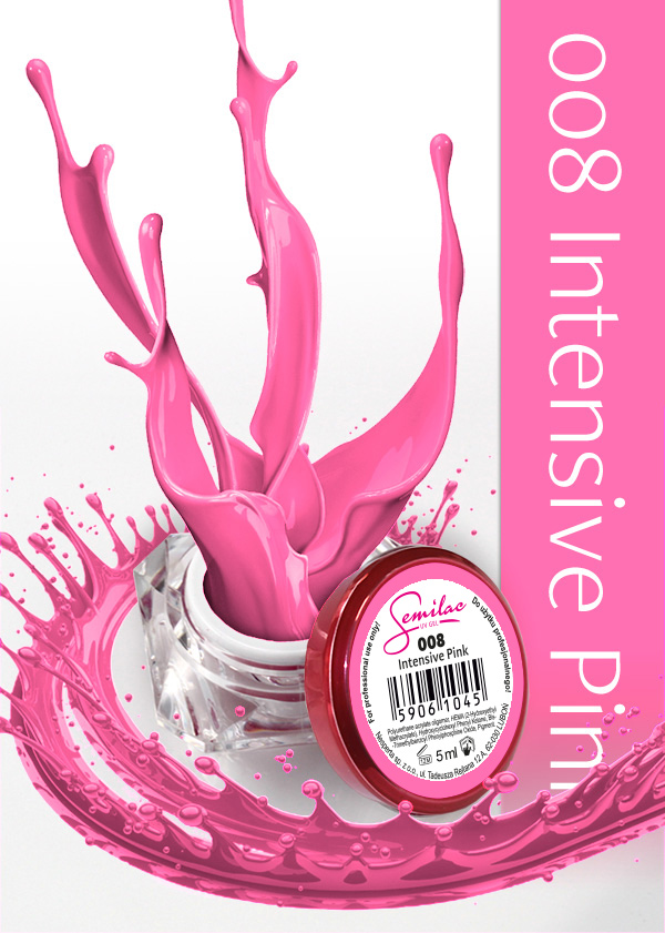 Gel Uv Color Semilac, Intensive Pink 008 poza
