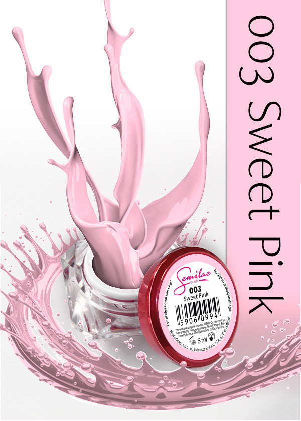 Gel Uv Color Semilac, Sweet Pink 003 poza