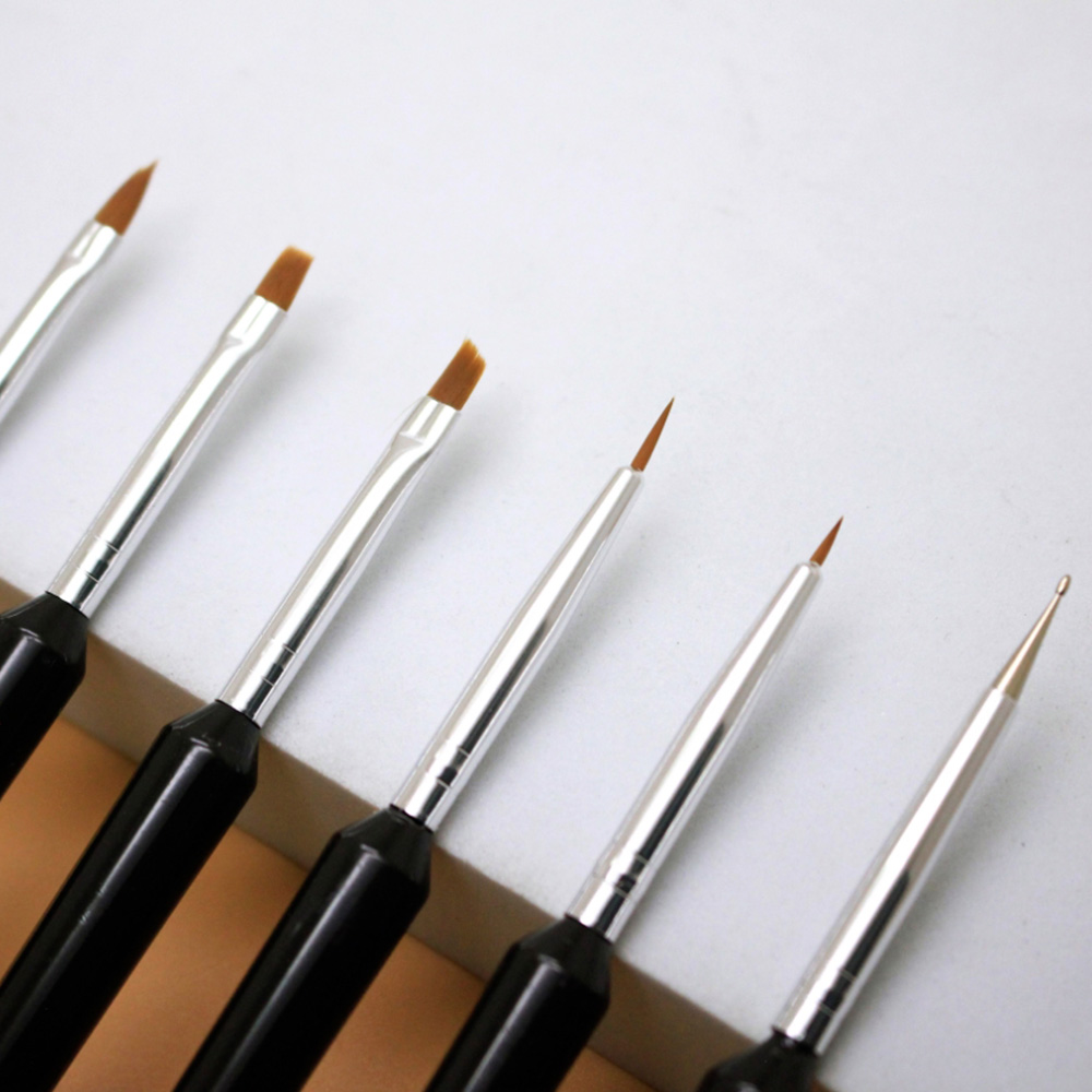 Set 6 pensule unghii nail art pentru pictura Zenail, [3],https:lilarossa.ro