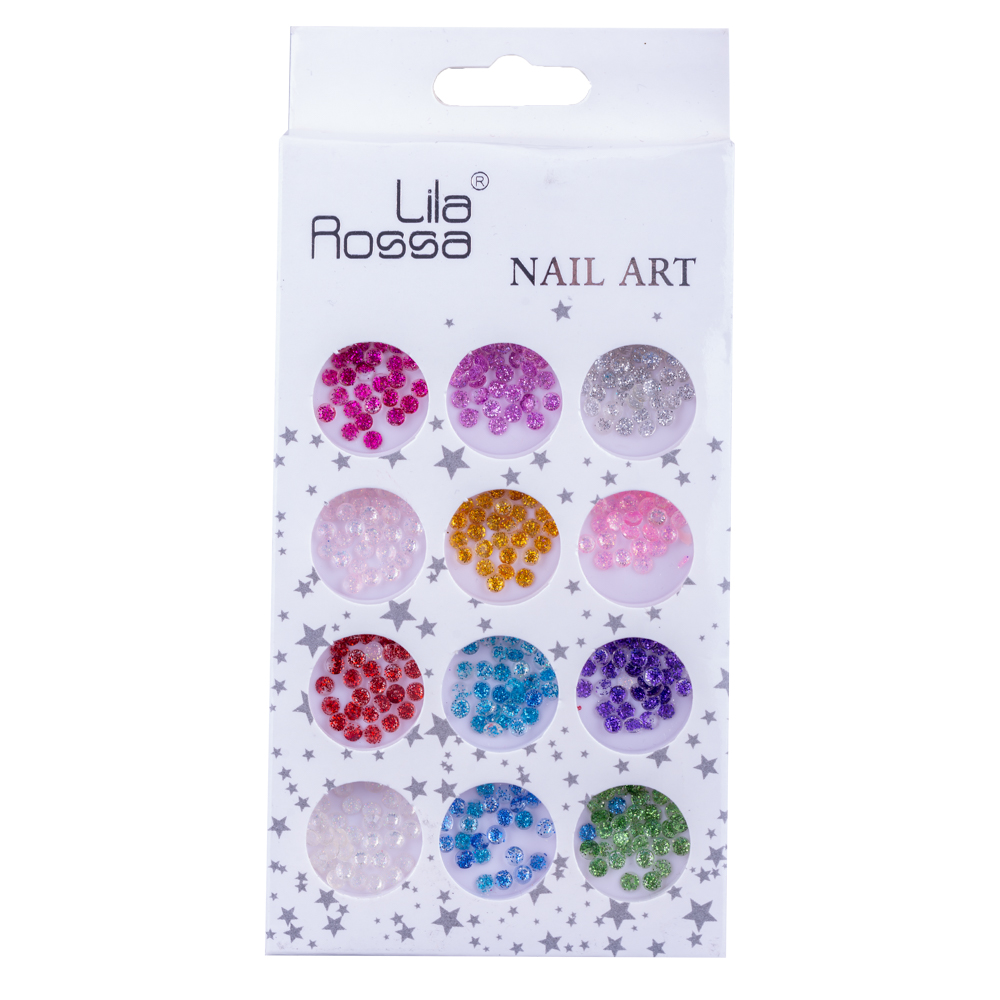 Set decoratiuni unghii, Lila Rossa, pietricele cu sclipici, [5],https:lilarossa.ro