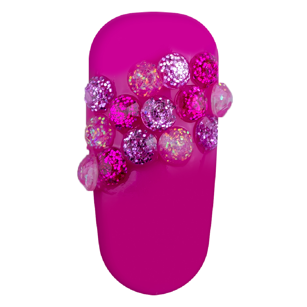 Set decoratiuni unghii, Lila Rossa, pietricele cu sclipici, [9],https:lilarossa.ro
