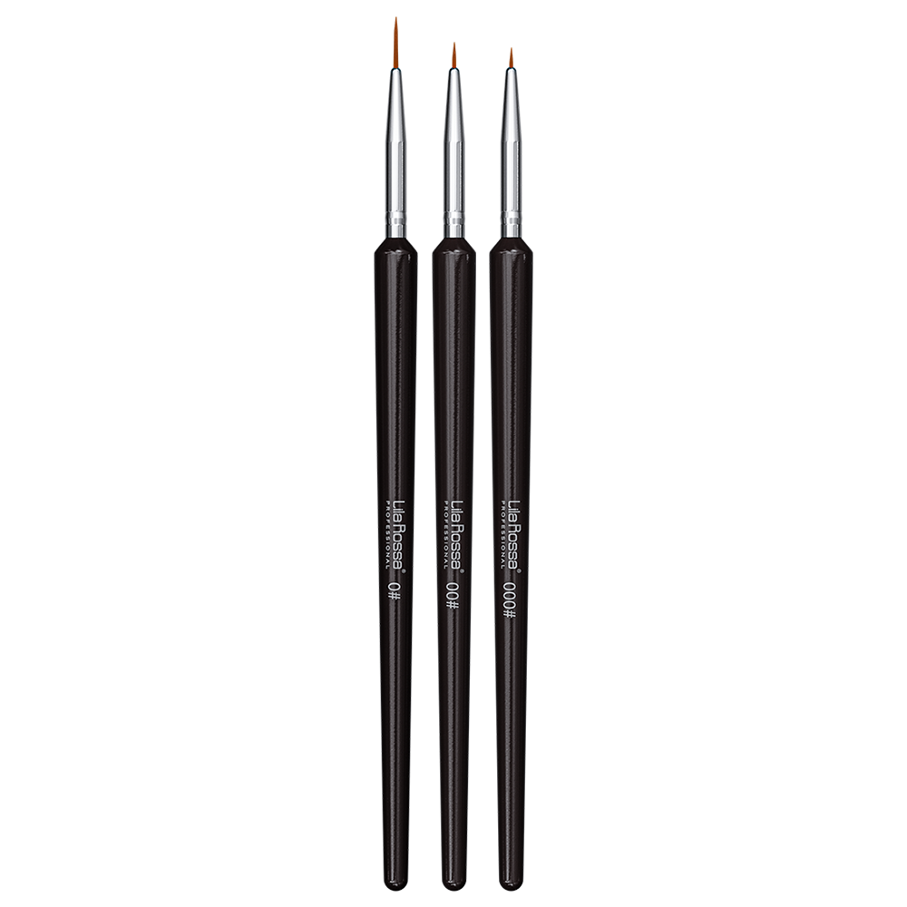 Set 3 pensule pentru manichiura, Lila Rossa, NBS03B lila imagine noua 2022