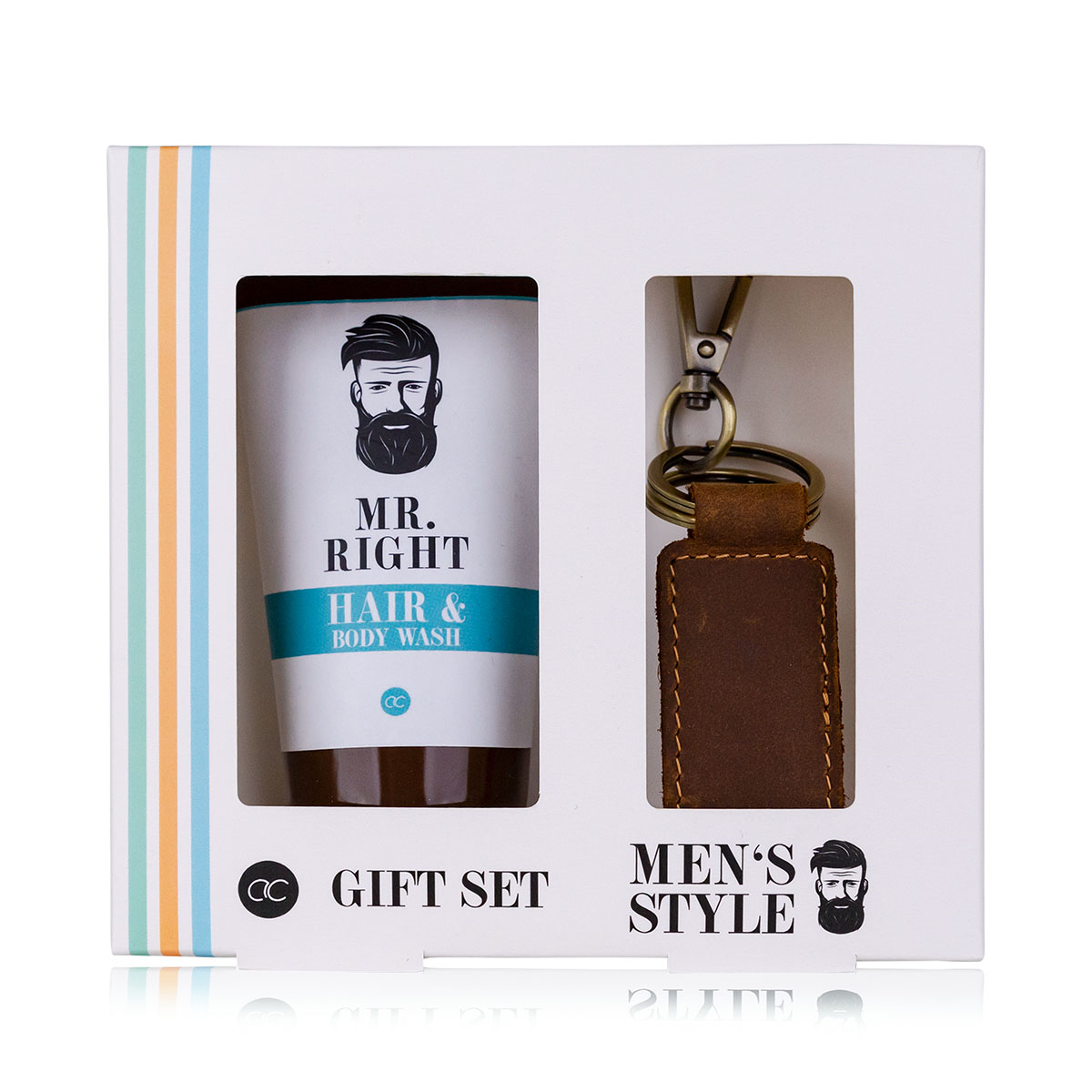 Set cadou barbati, gel de dus, breloc, MEN'S STYLE