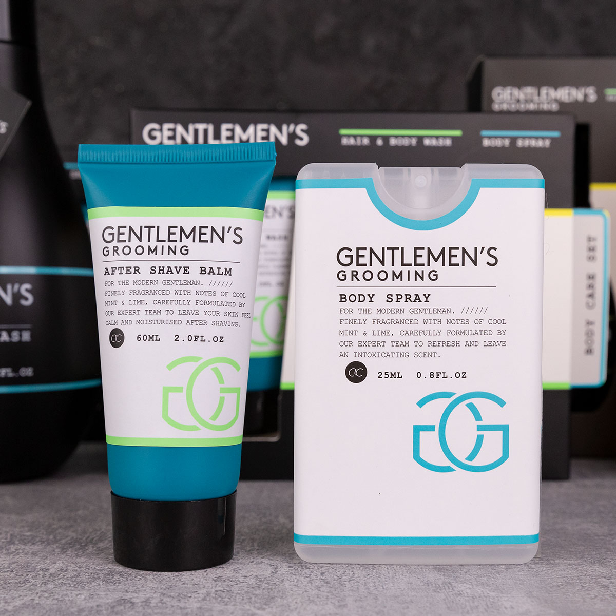 Set cadou barbati, gel de dus, spray corp, GENTLEMEN'S GROOMING, [2],https:lilarossa.ro