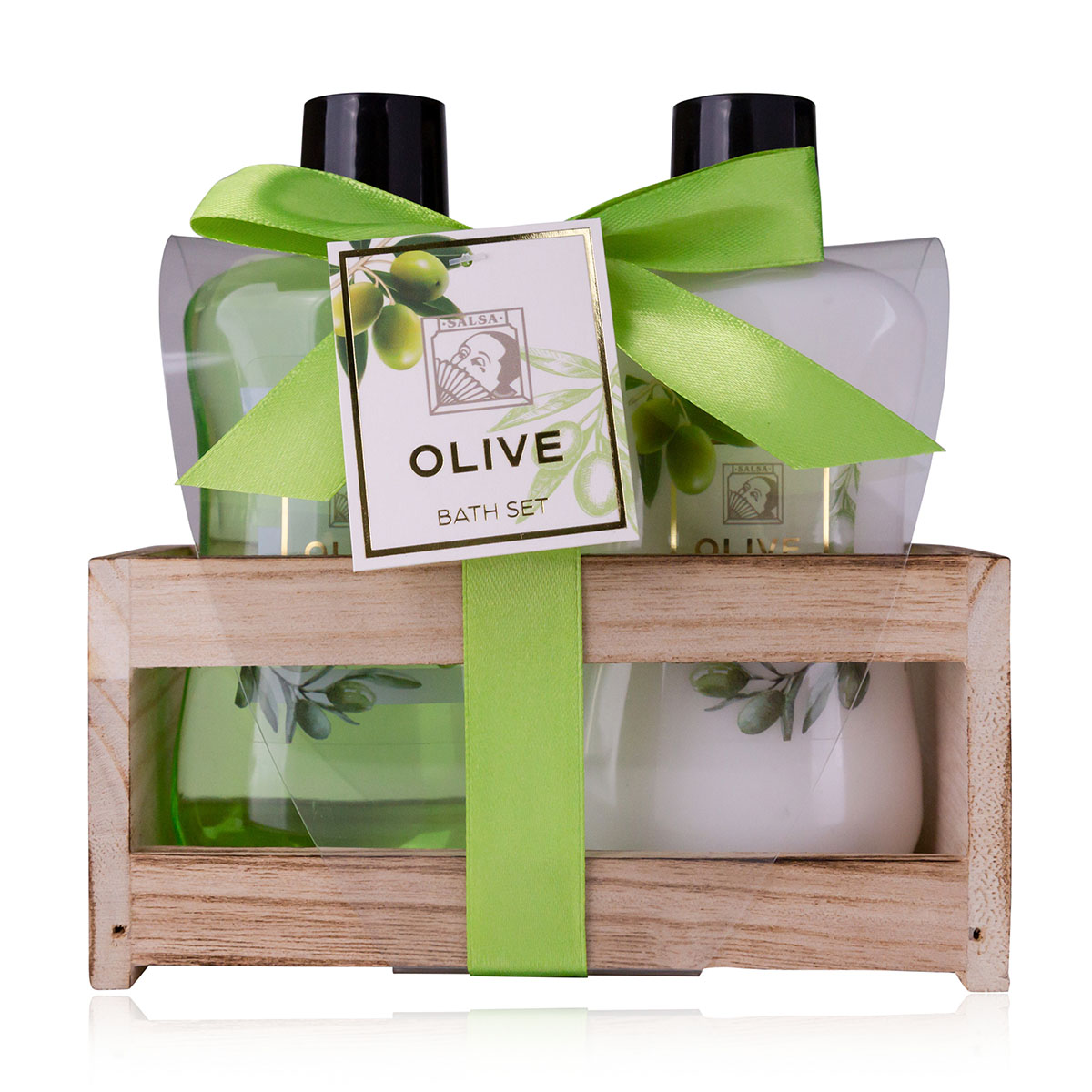 Set cadou femei, gel de dus, lotiune de corp, OLIVE
