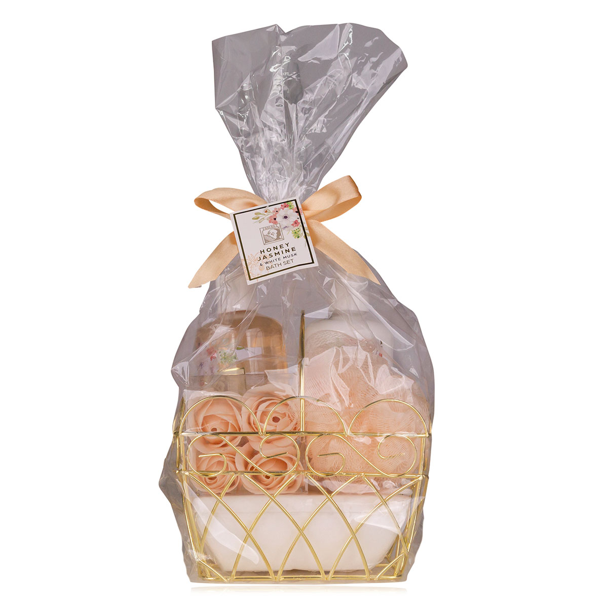Set cadou femei, gel de dus, lotiune de corp, burete