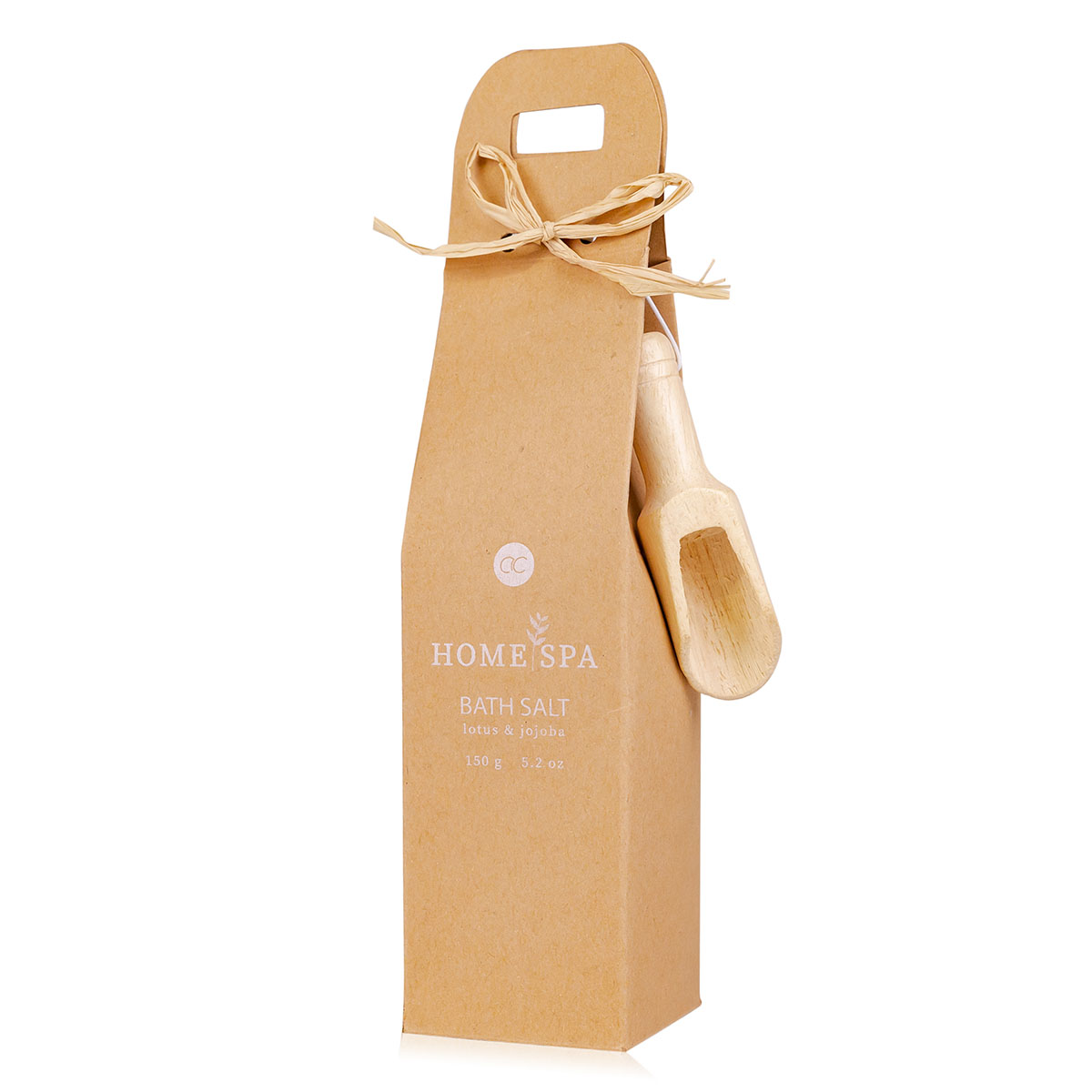 Set cadou femei, sare de baie, lingurita de lemn, HOME SPA