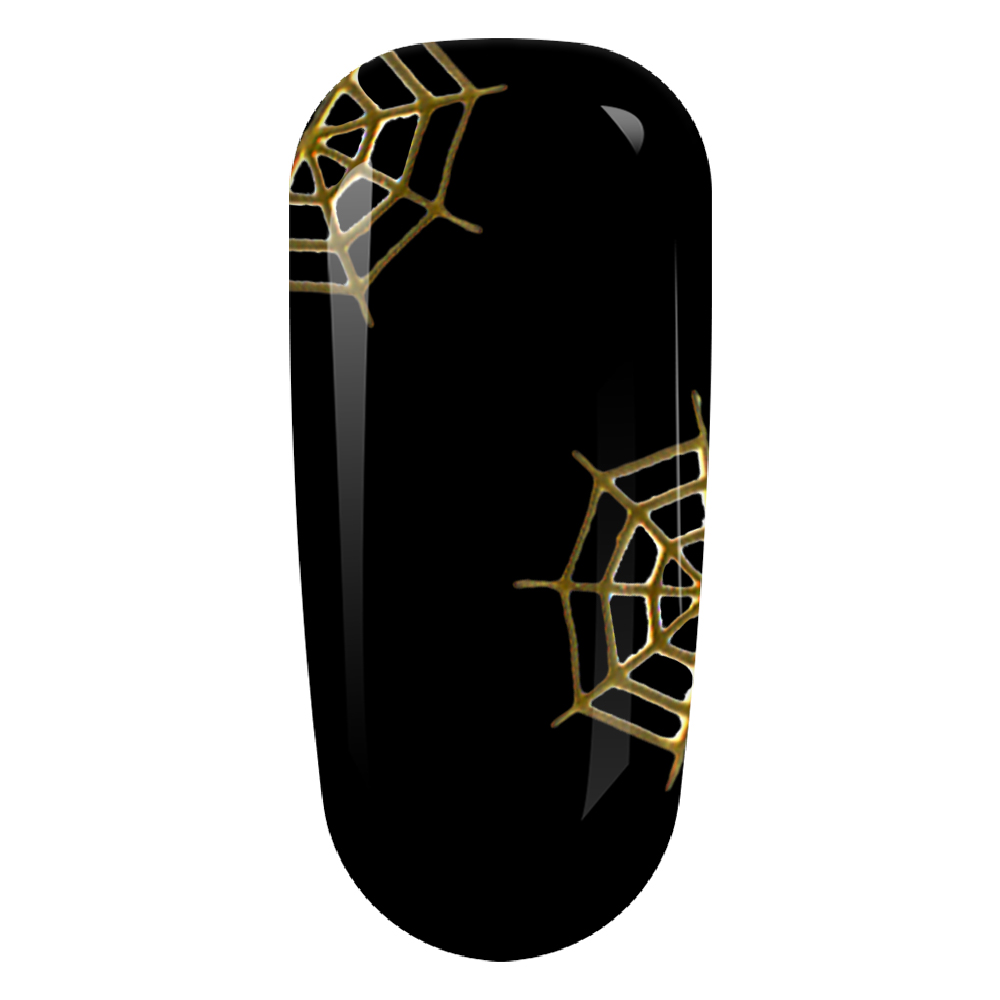 Stickere pentru decor unghii Lila Rossa, Halloween, f601-gold, [5],https:lilarossa.ro