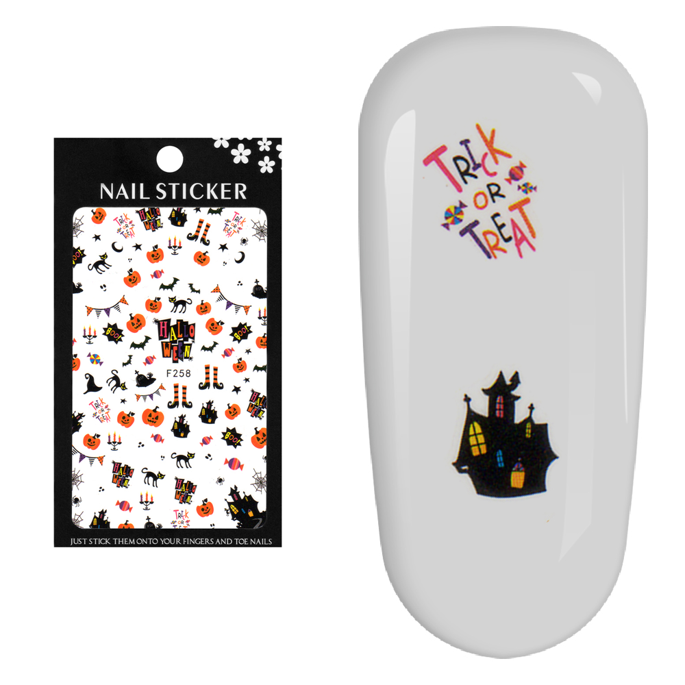 Stickere pentru decor unghii Lila Rossa, pentru Halloween, f258