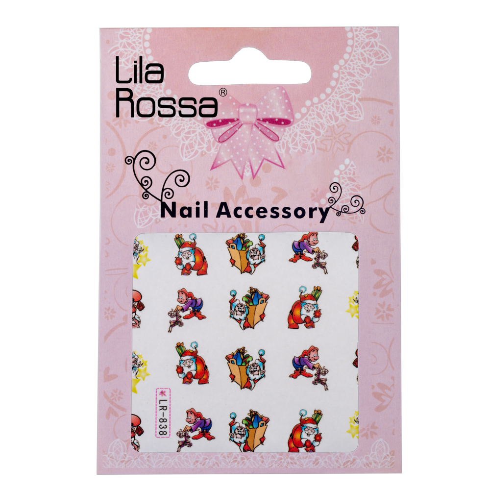 Sticker nail art Lila Rossa, pentru Craciun, Revelion si iarna, LR-838