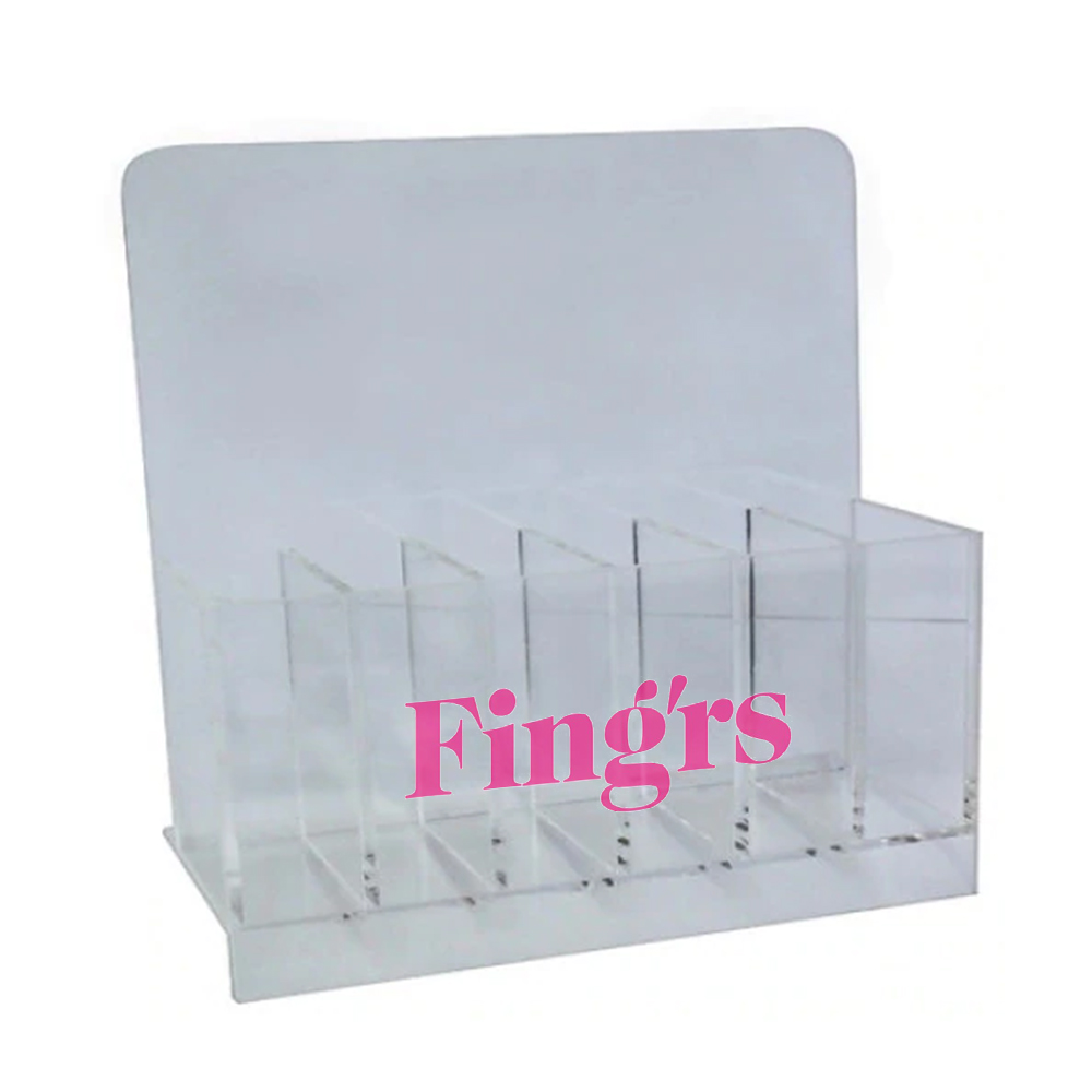Suport pile unghii drepte cu 6 compartimente x 8 pile, Fing'rs, Made in Korea, [4],lilarossa.ro