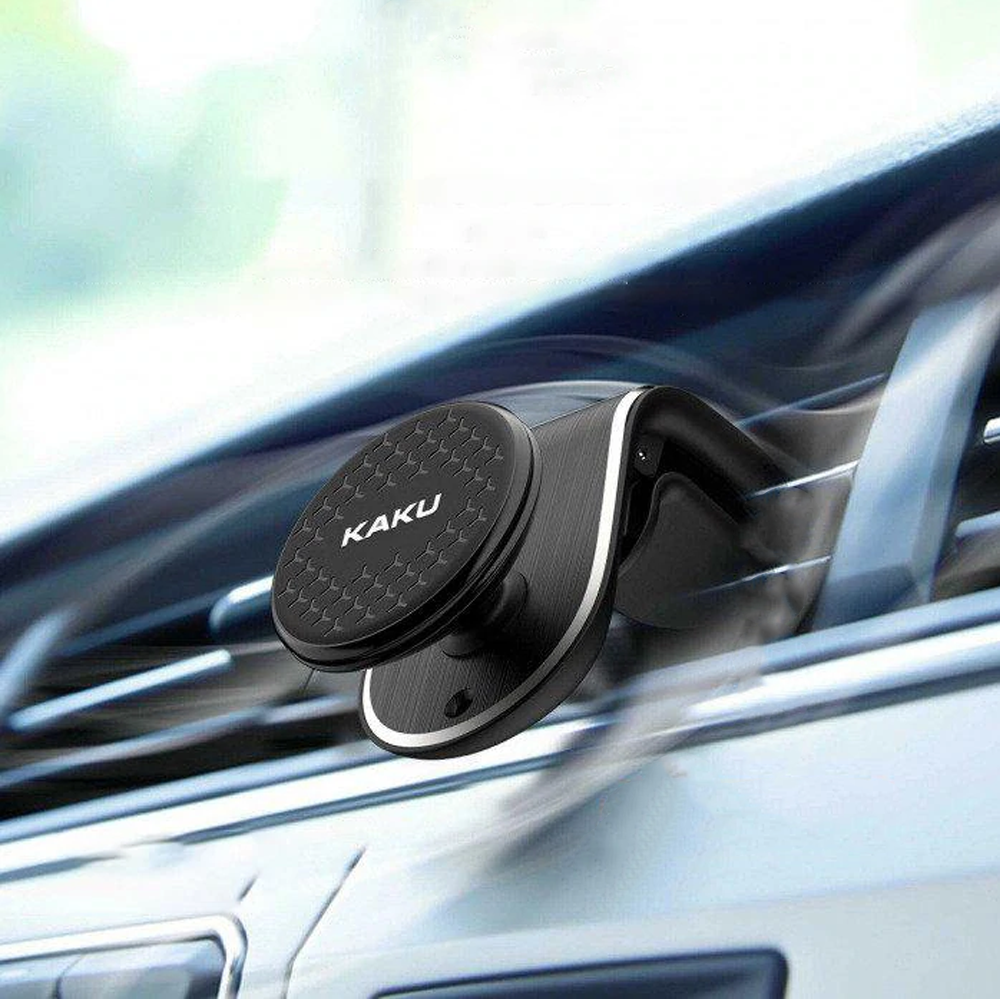 Suport telefon auto magnetic, rotatie 360 de grade, negru, [2],https:lilarossa.ro