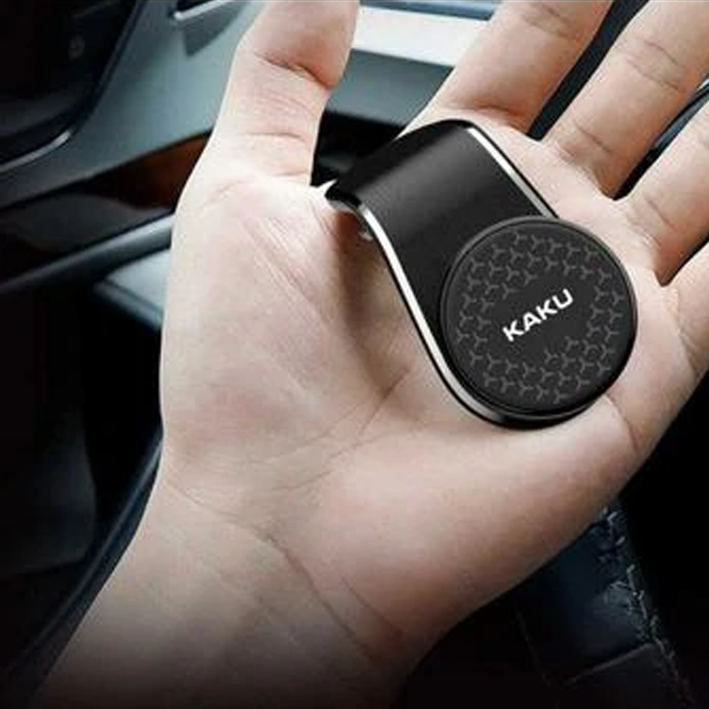 Suport telefon auto magnetic, rotatie 360 de grade, negru, [3],https:lilarossa.ro