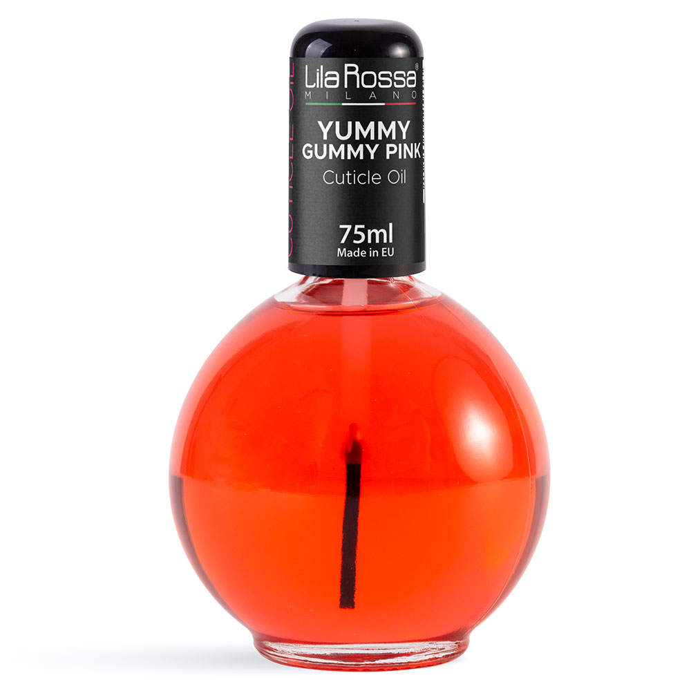Ulei cuticule cu pensula, Lila Rossa, aroma Yummy Gummy, 75 ml Lila Rossa imagine noua 2022