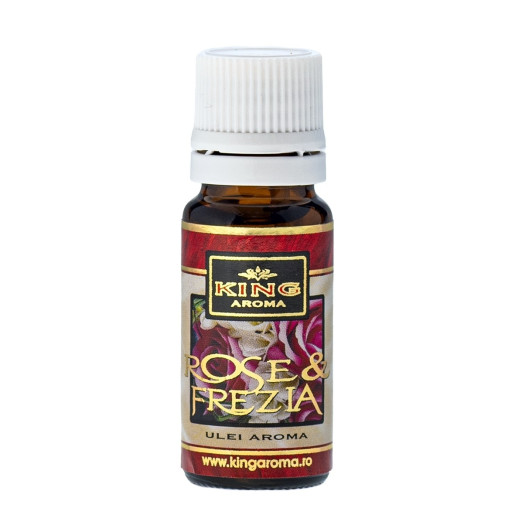 Ulei aromaterapie King Aroma, Trandafir & Frezie, 10 ml aroma imagine noua 2022