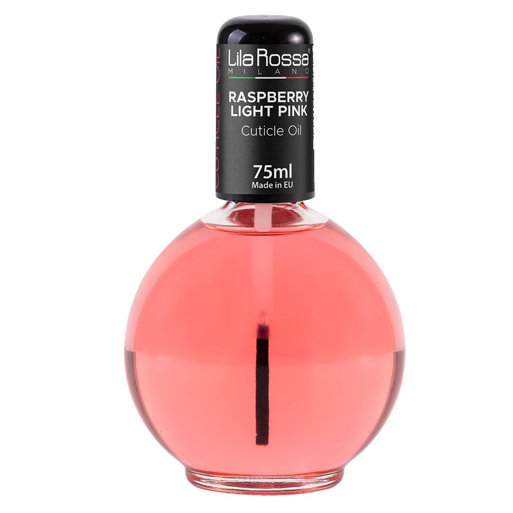 Ulei cuticule cu pensula, Lila Rossa, aroma Raspberry Light Pink, 75 ml Aroma