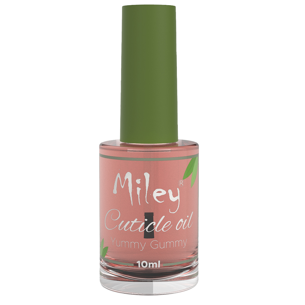 Ulei cuticule cu pensula, Miley, aroma Yummy Gummy, 10 ml Aroma