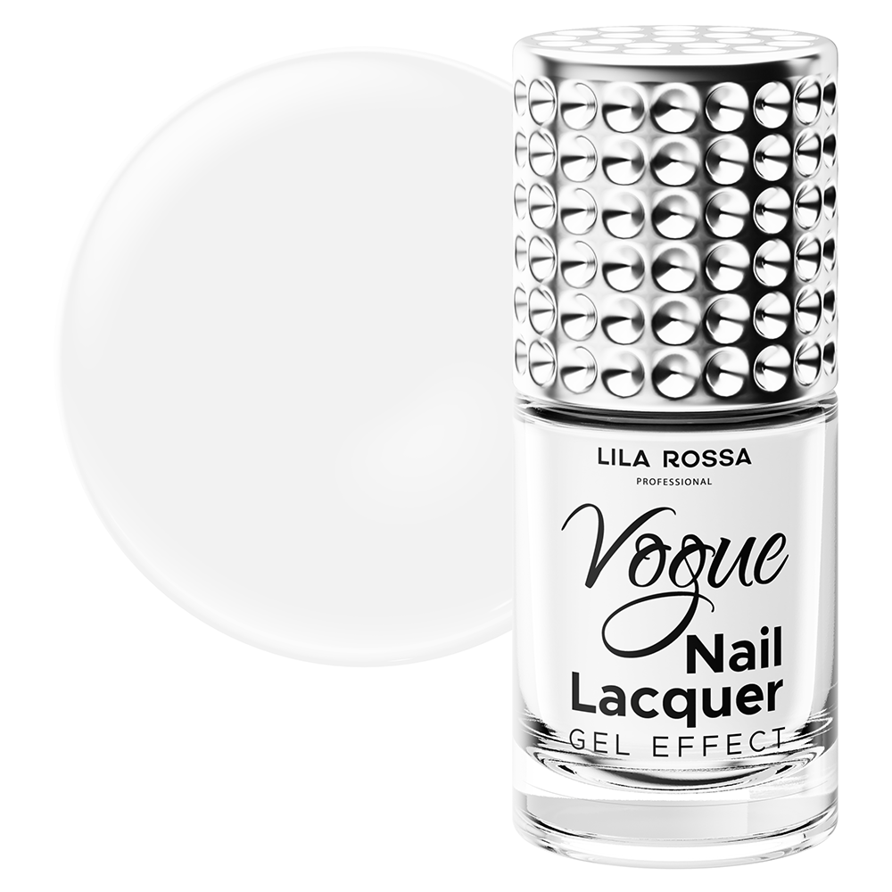 Lac de unghii, Lila Rossa, Vogue, gel effect, 10 ml, White clasică imagine noua 2022