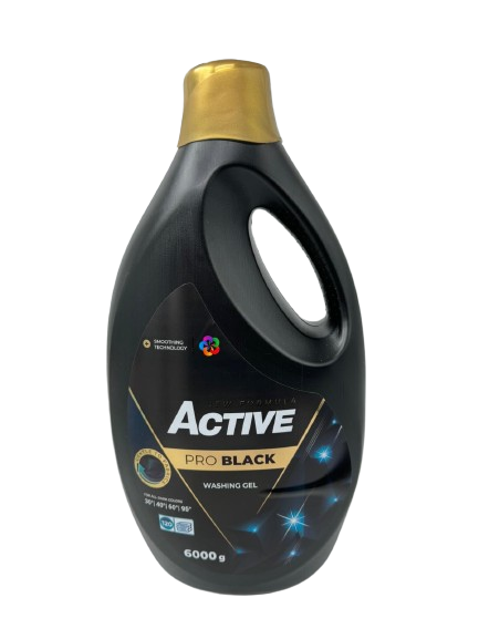 Detergent lichid - ACTIVE DETERGENT LICHID GEL PRO BLACK 120 SPALARI 6000G 3/BAX, lucidiusmarket.ro
