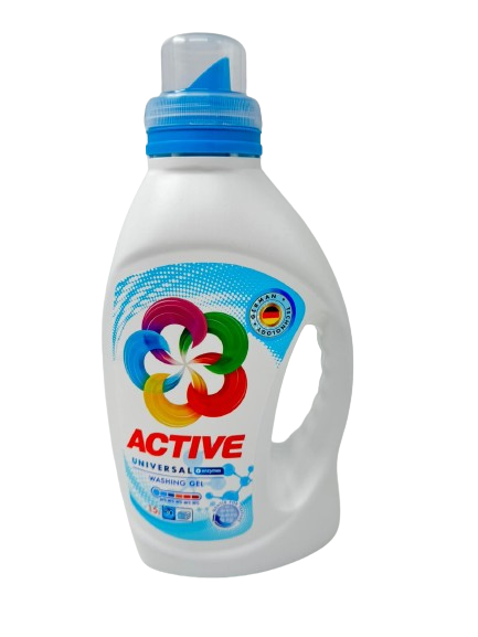 Detergent lichid - ACTIVE DETERGENT LICHID GEL UNIVERSAL 30 SPALARI 1.5L 8/BAX, lucidiusmarket.ro