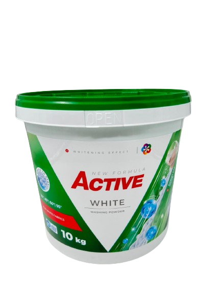 Detergent pudra - ACTIVE DETERGENT PUDRA WHITE GALEATA 130 SPALARI 10KG, lucidiusmarket.ro