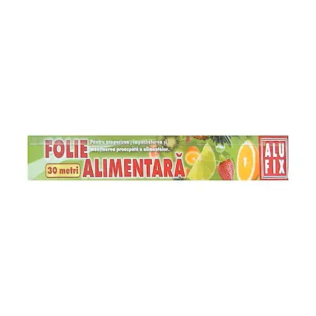 Folii alimentare - ALUFIX FOLIE ALIMENTARA CUT 30M 30/BAX, lucidiusmarket.ro