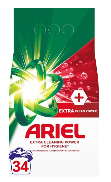 Detergent pudra - ARIEL DETERGENT AUTOMAT EXTRA CLEAN POWER 2.55KG 7/BAX, lucidiusmarket.ro
