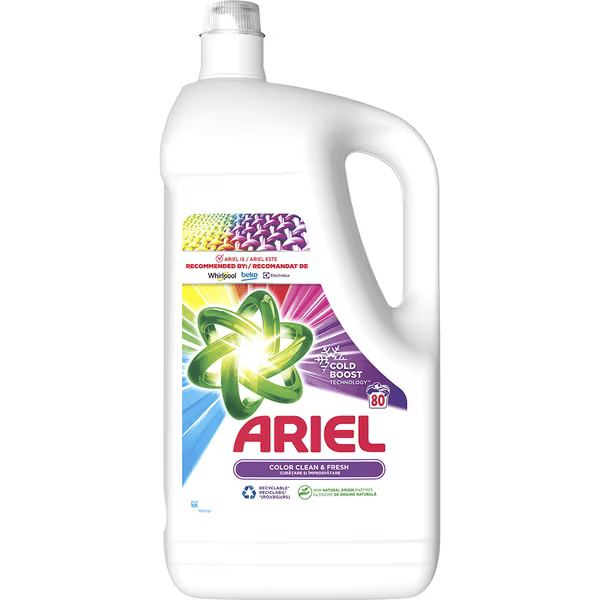 ARIEL Detergent Lichid Color Clean & Fresh Turbo Clean Action 850 ml (17  spalari) - Casa Luna