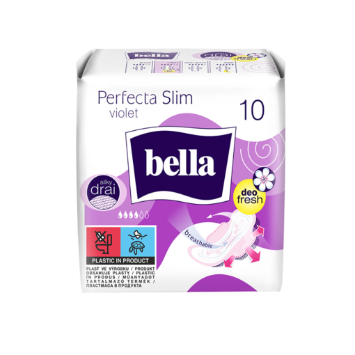 Igiena intima si absorbante - BELLA ABSORBANTE PERFECTA SLIM VIOLET 10BUC/SET 36/BAX, lucidiusmarket.ro