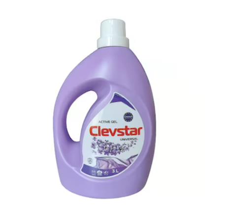 Detergent lichid - CLEVSTAR DETERGENT GEL LICHID UNIVERSAL 3L 4/BAX, lucidiusmarket.ro