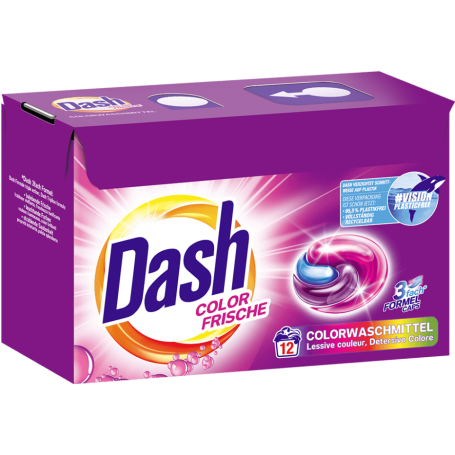 Detergent capsule - DASH DETERGENT CAPSULE COLOR FRISCHE 12BUC 5/BAX, lucidiusmarket.ro