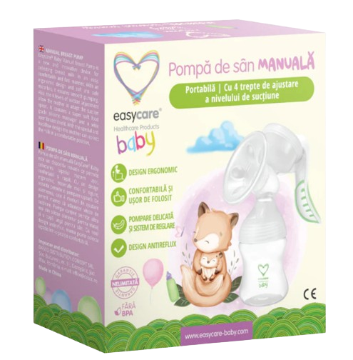 Accesorii puericultura - EASYCARE BABY POMPA DE SAN MANUALA PORTABILA J203, lucidiusmarket.ro