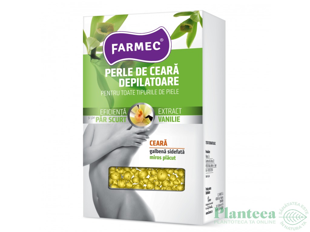 Produse depilatoare - FARMEC PERLE CEARA DEPILATOARE VANILIE 250GR 12/BAX, lucidiusmarket.ro