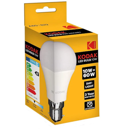 Becuri si lanterne - KODAK BEC LED 10W E27 A60 LUMINA ZILEI (30415669) 20/BAX, lucidiusmarket.ro